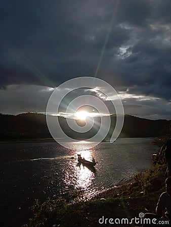 Glorious Sunset Stock Photo