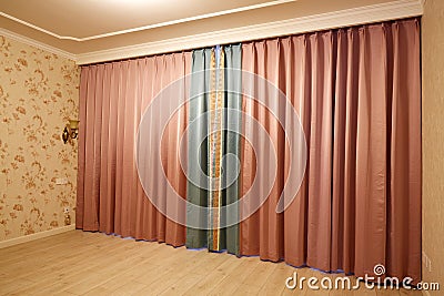 Glory curtain Stock Photo