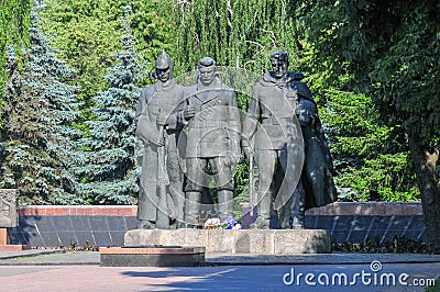 Glory Memorial - Vinnitsa Editorial Stock Photo