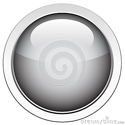 Glossy Shiny Button Vector Illustration