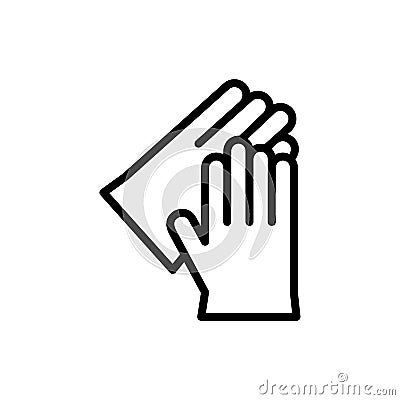Glove, chemistry icon. Simple color vector elements of stinks icons for ui and ux, website or mobile application Stock Photo