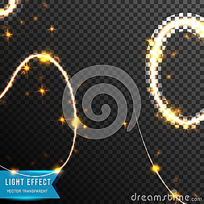 Glow light effect. Star burst with sparkles.Sun from connecting dot and line. light effect. vector illustration, isolated on Cartoon Illustration