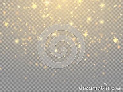 Glow light effect. Vector Christmas lights concept. Vector Illustration