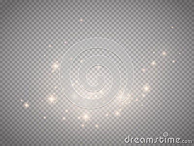 Glow light vector effect. Christmas flash Concept. Vector Illustration