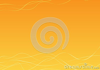 Orange and yellow background Vector Illustration