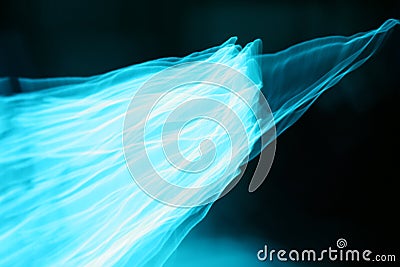 Glow Wire Blurs Stock Photo