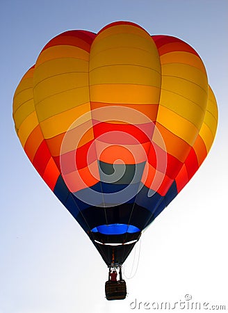 Glowing Colorful Balloon Stock Photo