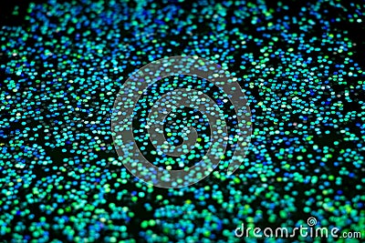 Glowing Electric Glitter Stock Photo