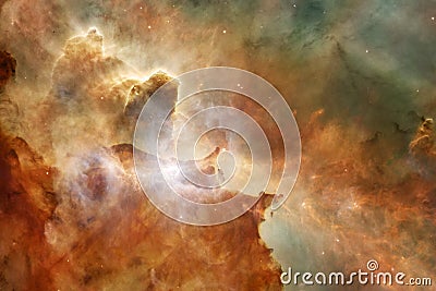 Glowing galaxy, awesome science fiction wallpaper Stock Photo