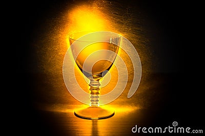 Glowing Goblet Stock Photo