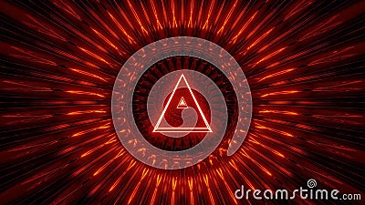 Glowing Triangle Wireframe Design 3d Illustration Motion Background Live  Wallpaper Endless Looping Motion Design Vj Loop Stock Footage - Video of  wallpaper, motion: 159831718