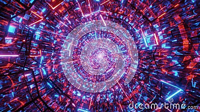 Glowing wireframe-glastunnelkorridor design 3d illustration live wallpaper motion background vj loop stock illustrationer Glowing wireframe-glastunnelkorridor design 3d illustration live wallpaper motion background vj loop stock illustrationer