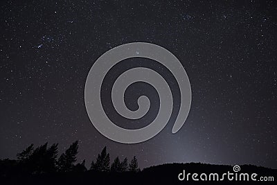 Glowing Zodiacal Light Stock Photo