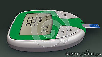 Glucometer Stock Photo