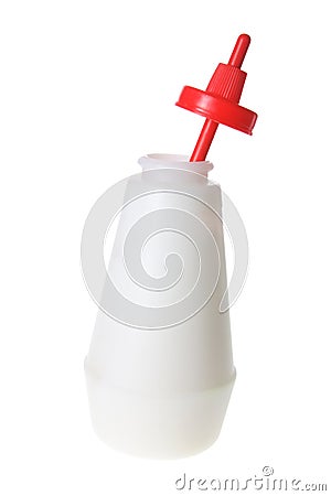 Glue Bottle Stock Photo