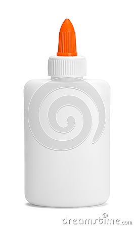 Glue Bottle Stock Photo