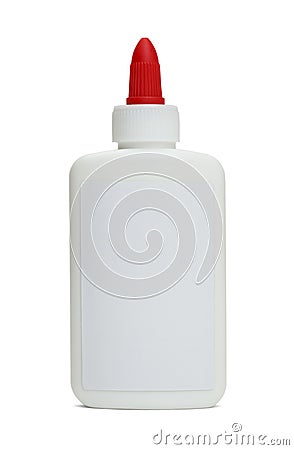 Glue Bottle Stock Photo