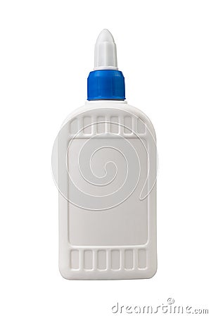 Glue bottle one Stock Photo