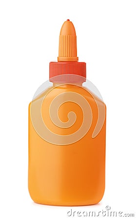 Glue bottle Stock Photo