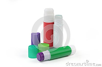 Glue Stick Stock Photo