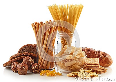 Gluten free food Stock Photo