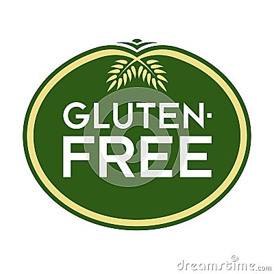 Gluten-Free Logo Vector Illustration