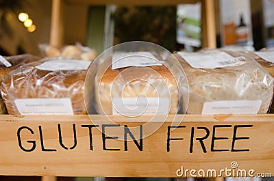 Gluten Free Products Stock Photo