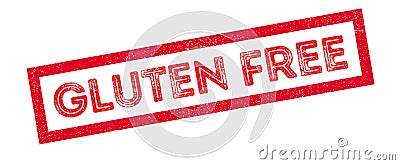 Gluten Free rubber stamp Stock Photo