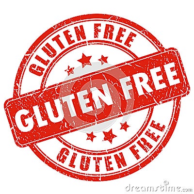 Gluten free stamp Vector Illustration