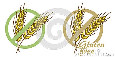 Gluten free vector Vector Illustration