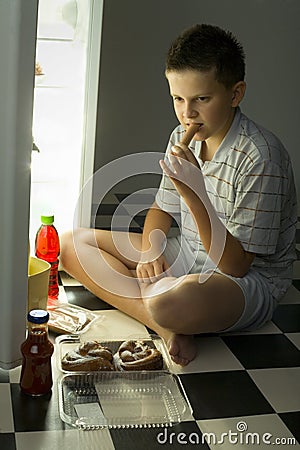 Glutton Stock Photo