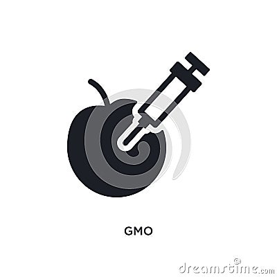 gmo isolated icon. simple element illustration from general-1 concept icons. gmo editable logo sign symbol design on white Vector Illustration