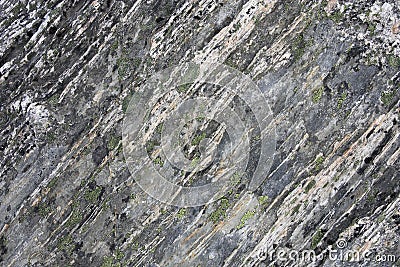 Gneiss rock Stock Photo