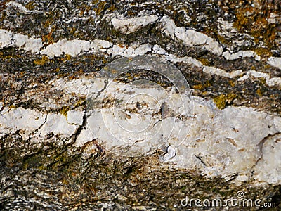 Gneiss rock - background or pattern Stock Photo