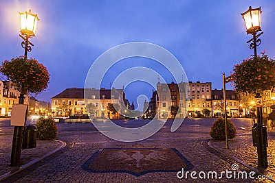 Gniezno Main Square Stock Photo
