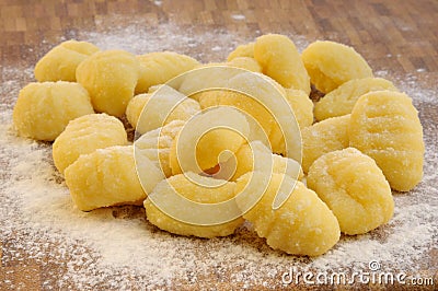 Gnocchi Stock Photo