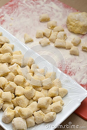 Gnocchi Stock Photo