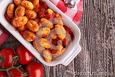 Gnocchi Stock Photo