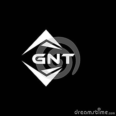 GNT abstract technology logo design on Black background. GNT creative initials letter logo concept Vector Illustration