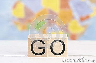 Go Into All The World a Message of Evangelism Stock Photo