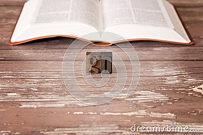 Go into all the world and preach the good news to all creation Stock Photo
