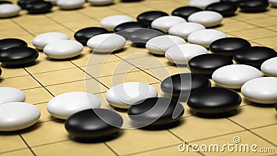 Go Board Game Stock Photo