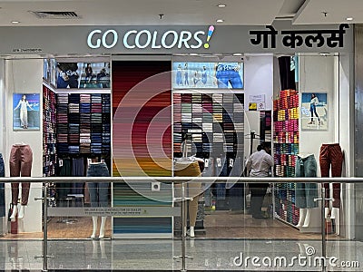 Go Colors store at Phoenix Marketcity Mall in the Kurla area of Mumbai, India Editorial Stock Photo