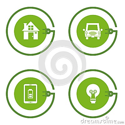 Go green Vector Illustration