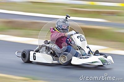 Go Kart Racer #26 Editorial Stock Photo