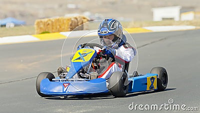 Northern Nevada Kart Club Racer Editorial Stock Photo