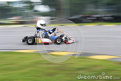 Go kart racing sports Editorial Stock Photo