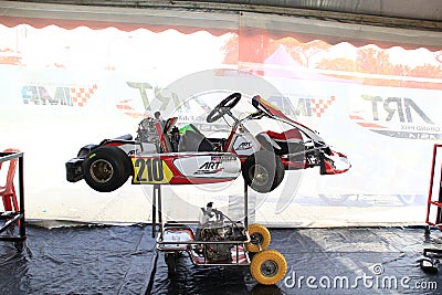 Go kart racing sports Editorial Stock Photo