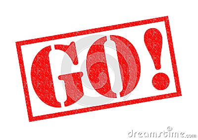 GO! Rubber Stamp Stock Photo