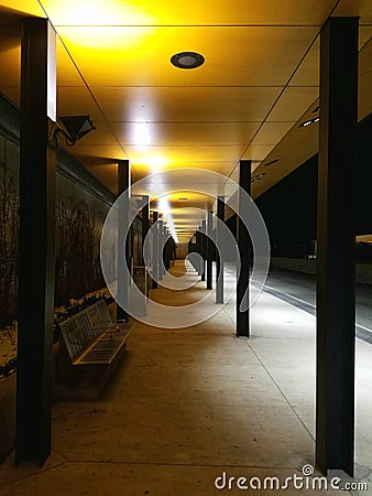 Go transit station Stock Photo